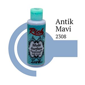 Rich Multi Surface 2306 Antik Mavi Akrilik Boya 120 Cc