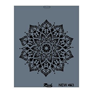 Rich New Seri N-463 Stencil 35x25 Cm