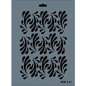 Rich New Seri N-141 Stencil 35x25 Cm