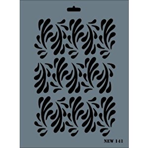 Rich New Seri N-141 Stencil 35x25 Cm
