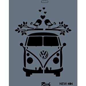 Rich New Seri N-404 Stencil 35x25 Cm