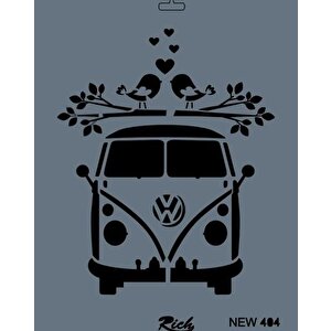 Rich New Seri N-404 Stencil 35x25 Cm