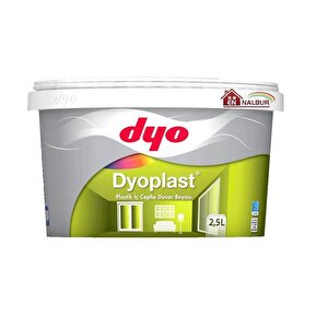 Dyo Dyoplast Plastik İç Cephe Boyası 2,5 Litre Bayrak Kırmızı