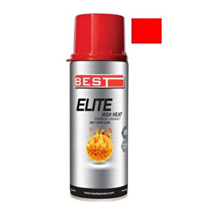 Best Elite Kırmızı 600 C Isıya Dayanıklı Sprey Boya 400 Ml
