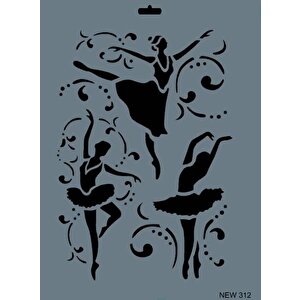 Rich New Seri N-312 Stencil 35x25 Cm