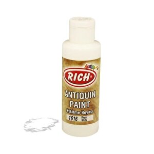 Rich 1616 Beyaz 120 Ml Eskitme Ahşap Boyası