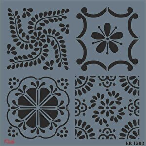 Rich Kr 1503 Fayans Stencil 30x30 Cm