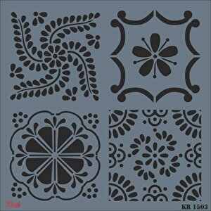 Rich Kr 1503 Fayans Stencil 30x30 Cm