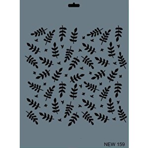 Rich New Seri N-159 Stencil 35x25 Cm