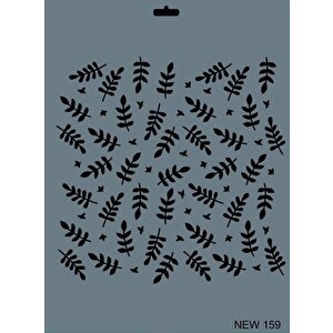Rich New Seri N-159 Stencil 35x25 Cm
