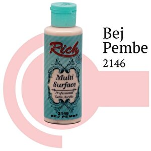 Rich Multi Surface 2146 Bej Pembe Akrilik Boya 120 Cc