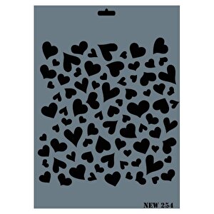 Rich New Seri N-254 Stencil 35x25 Cm