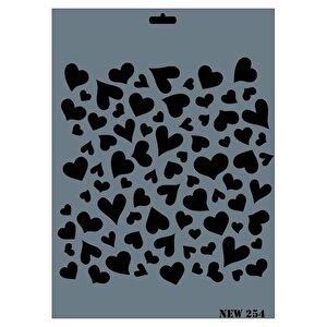 Rich New Seri N-254 Stencil 35x25 Cm