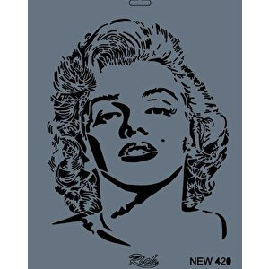 Rich New Seri N-420 Stencil 35x25 Cm