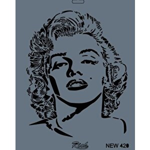 Rich New Seri N-420 Stencil 35x25 Cm