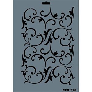 Rich New Seri N-270 Stencil 35x25 Cm