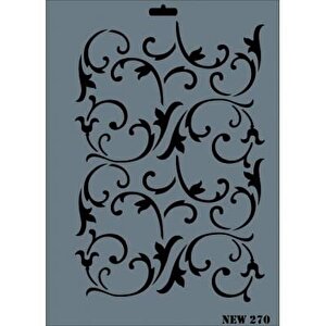 Rich New Seri N-270 Stencil 35x25 Cm