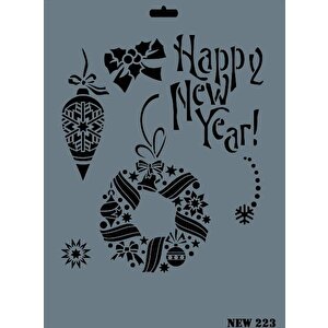 Rich New Seri N-223 Stencil 35x25 Cm