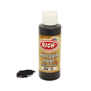 Rich 1606 Siyah 120 Ml Eskitme Ahşap Boyası