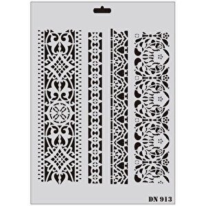 Rich Dantel Seri Dn-913 Stencil 35x25 Cm