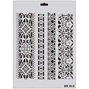 Rich Dantel Seri Dn-913 Stencil 35x25 Cm