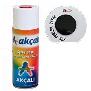 Akçalı Sprey Boya 400 Ml 326 Parlak Siyah