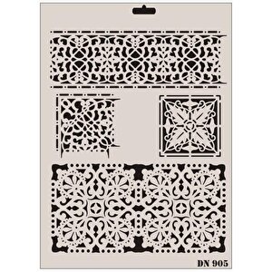 Rich Dantel Seri Dn-905 Stencil 35x25 Cm