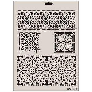 Rich Dantel Seri Dn-905 Stencil 35x25 Cm