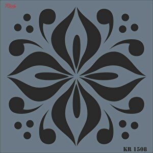 Rich Kr 1508 Fayans Stencil 30x30 Cm