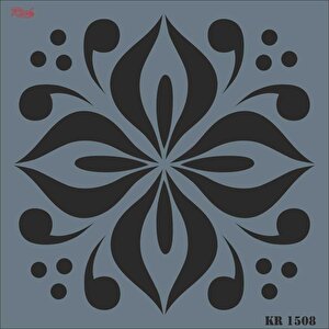 Rich Kr 1508 Fayans Stencil 30x30 Cm