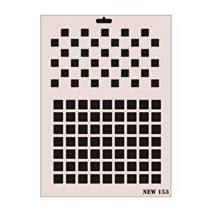 Rich New Seri N-153 Stencil 35x25 Cm