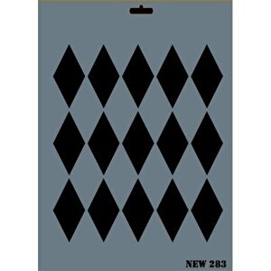 Rich New Seri N-283 Stencil 35x25 Cm