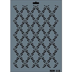 Rich New Seri N-112 Stencil 35x25 Cm