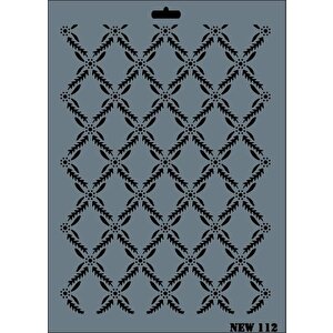 Rich New Seri N-112 Stencil 35x25 Cm