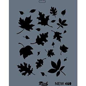 Rich New Seri N-460 Stencil 35x25 Cm