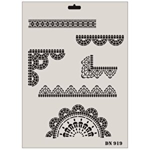 Rich Dantel Seri Dn-919 Stencil 35x25 Cm
