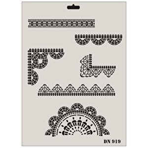 Rich Dantel Seri Dn-919 Stencil 35x25 Cm