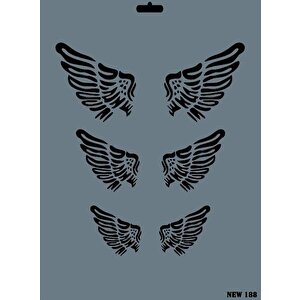 Rich New Seri N-188 Stencil 35x25 Cm