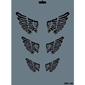 Rich New Seri N-188 Stencil 35x25 Cm