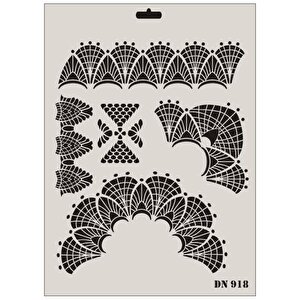 Rich Dantel Seri Dn-918 Stencil 35x25 Cm