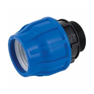 Poelsan Mavi 63x2 Erkek Adaptör