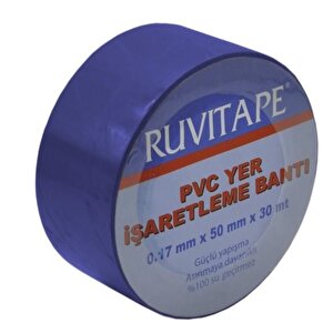 Ruvitape Yer İşaretleme Bandı Mavi 50 Mm 30 Metre