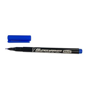 Rikoty G-0921 Mavi 1 Mm Uçlu Süper Marker Kalem