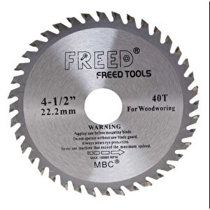 Freed Asm-20 115 Mm Ahsap Kesici Elmas Testere 40 Diş