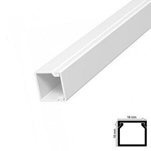 Kablo Kanalı 12x12 Mm 2 Metre  6 Adet