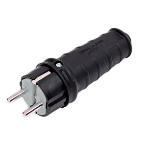 Kauçuk 1 X 16 A Topraklı Erkek Fiş 220v