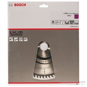Bosch  Multimaterial 235x2,4x30/25 Mm 64 Diş Testere