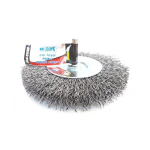 Hawk Ha11135 Pimli Gri Tel Daire Fırça 100x10 Mm