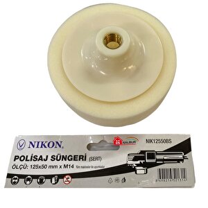 Nikon 12550bs Polisaj Süngeri 125 Mm Beyaz Sert