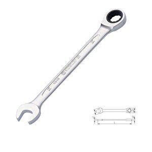 İzeltaş 0340 Cırcır Kombine Anahtar 14 Mm